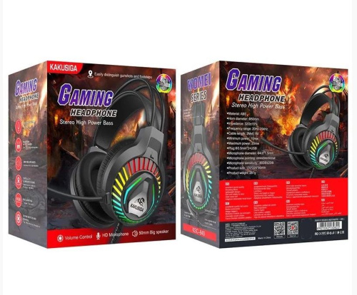 Игровая гарнитура KAKUSIGA KSC-849 черный фото 3