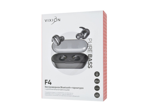 Bluetooth гарнитура VIXION F4 (черный) Bluetooth гарнитура VIXION F4 (черный)