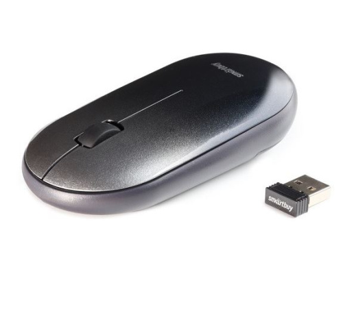 Мышь беспроводная SMARTBUY (SBM-266AG-K) безшумная черная фото 4