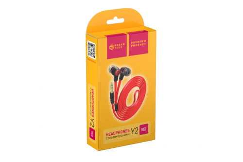 Наушники внутриканальные DREAM Y2 красный (123068) Наушники внутриканальные DREAM Y2 красный (123068)