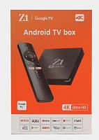 СМАРТ ТВ-приставка Z1 Premium 4K UITRA HD 2Gb/16Gb H313 Pro черная